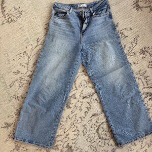 Z1975 HIGH RISE STRAIGHT CROPPED STRETCH JEANS Sz 4